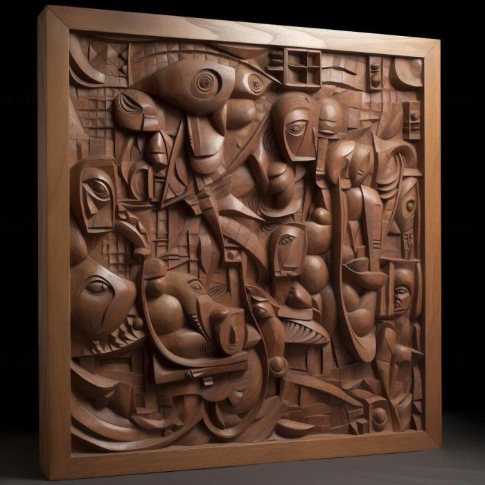 نموذج ثلاثي الأبعاد لآلة CNC 3D Art 